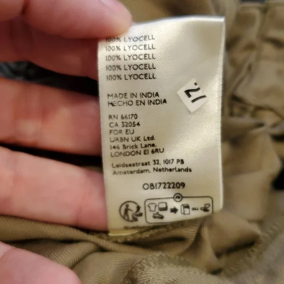 Free People Palash Cargo Pant In Green Size M - Picture 11 of 12